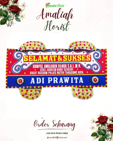 Papan Bunga Ucapan Selamat Kotes